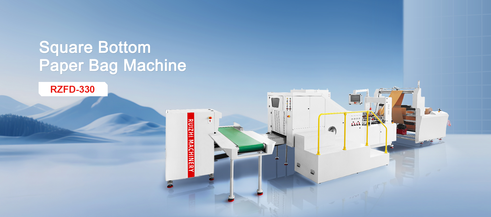 RZFD-330 Square Bottom Paper Bag Machine